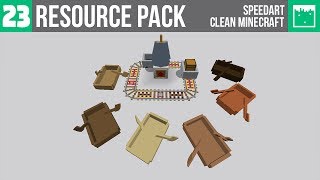 CLEAN MINECRAFT | E23 | Resource Pack Speedart
