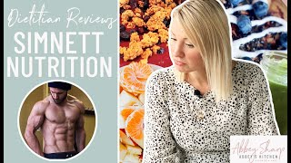 Dietitian Reviews VEGAN NUTRITIONIST Derek Simnett of Simnett Nutrition What I Eat In A Day