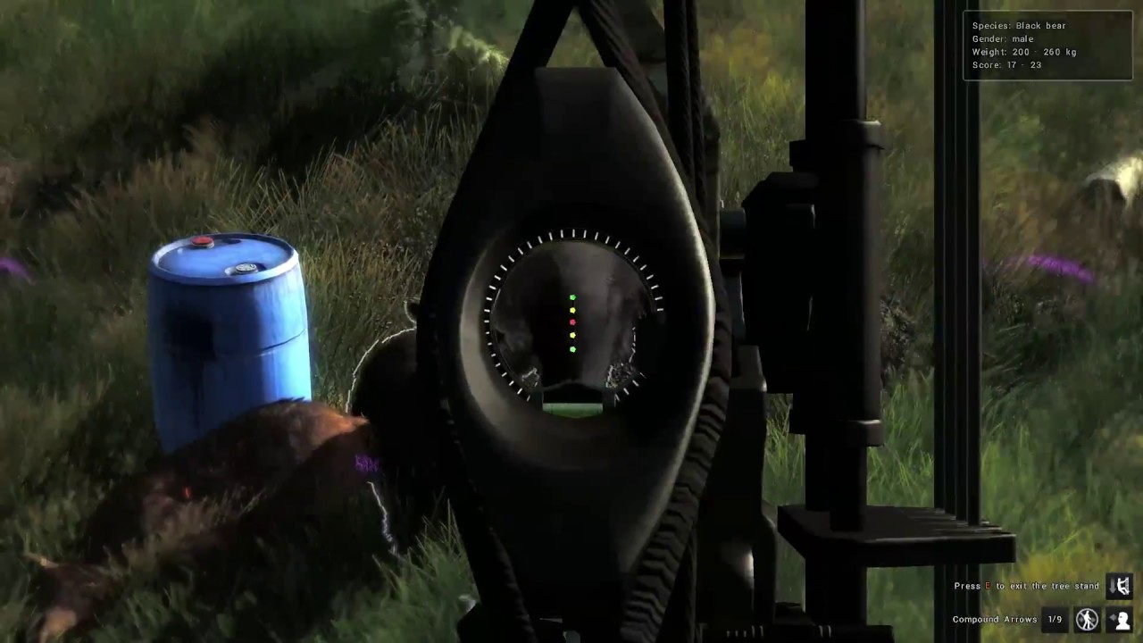 Thehunter Classic Black Bear Bait Barrel Hunt / Setup And 190