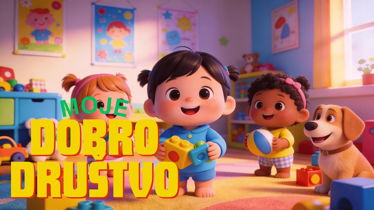 🎒 U VRTIĆU JE UVIJEK ZABAVNO 😍 | Djeca OBOŽAVAJU OVAJ DAN 👶✨ Crtani i Smijeh, Igra i Novi Drugari 👶💛