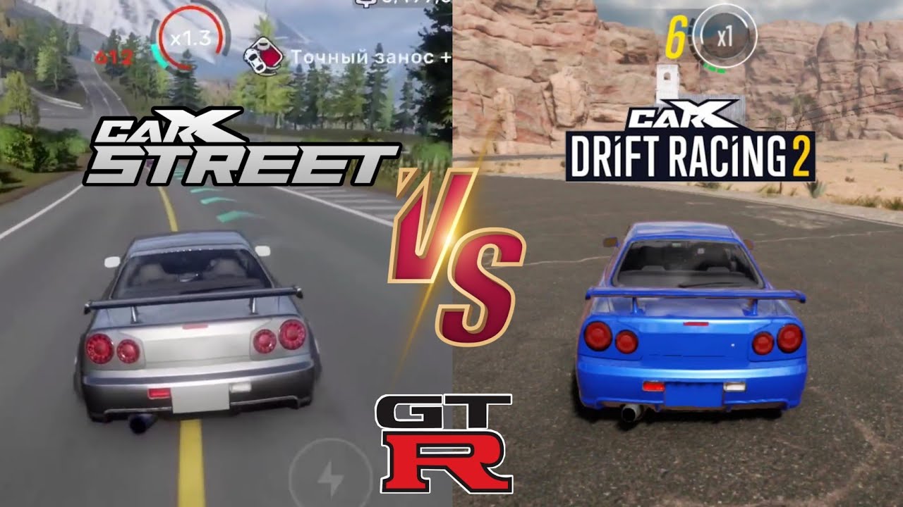 CarX Street VS CarX Drift Racing 2 Gameplay Comparsion 