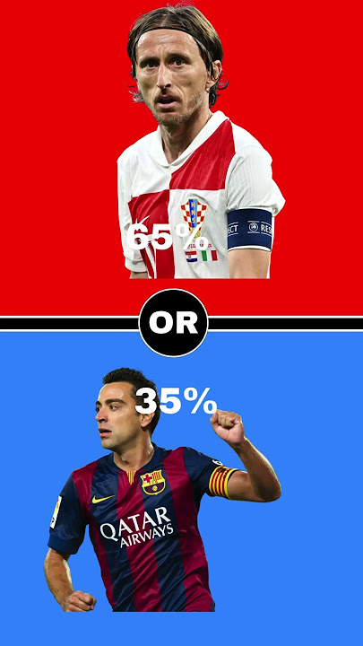 Modrić or Xavi? 😮 Iniesta or Pirlo? 🎩 Only TRUE Midfield Fans Can Decide! ⚽🔥 #shorts  #sports