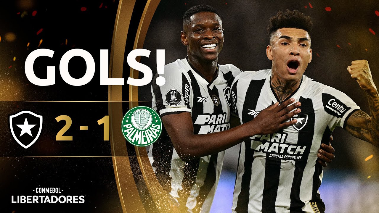 GOLS | BOTAFOGO X PALMEIRAS | OITAVAS DE FINAL | CONMEBOL LIBERTADORES ...