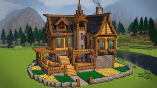 Minecraft: How To Build A Wooden Survival House | Tutorial