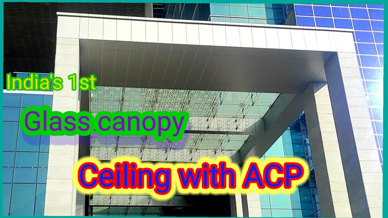soffit-ceiling-with-acp-cladding-canopy-viva-roof-sateesh-civil