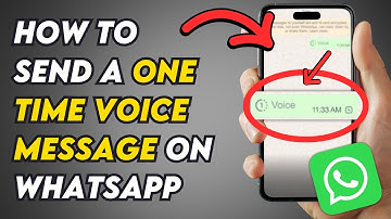 (New trick) How To Send One Time Voice Message On WhatsApp