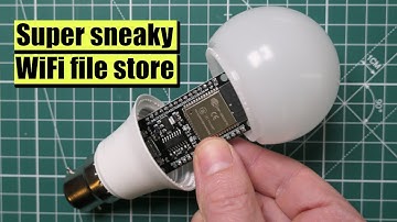 TOP SECRET file server using an ESP32: nobody will even know it