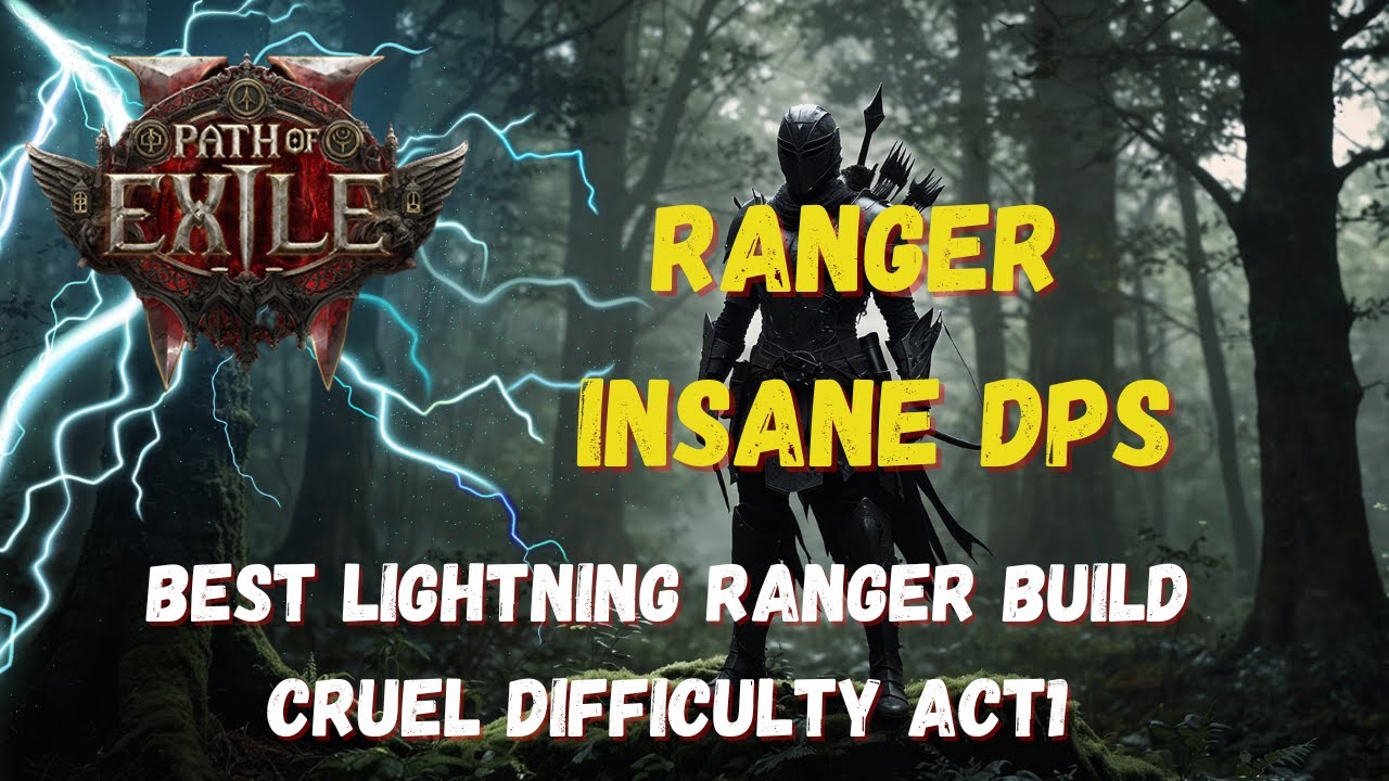 INSANE Lightning Ranger Build DOMINATES Act 1 Cruel! ⚡ | PoE 2 Live Playthrough