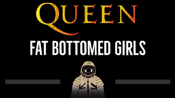 Queen • Fat Bottomed Girls (CC) 🎤 [Karaoke] [Instrumental Lyrics]