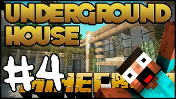 Minecraft Lets Build HD: Underground House - Part 4