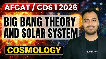 The Universe & Solar System | Geography #cds #afcat #nda #afcat12026 #cds12026 #cdswithsaurabh
