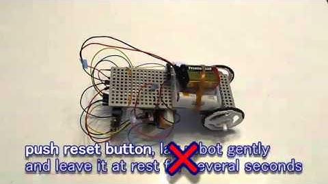 Another Easier Inverted Pendulum Robot: (10) Unplug the Cable