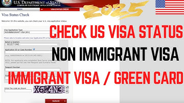 How to Check Your US Visa Status in 2025  Step-by-Step Guide