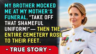 My Brother Mocked My Navy Career At Mom's Funeral—Then Everyone Stood