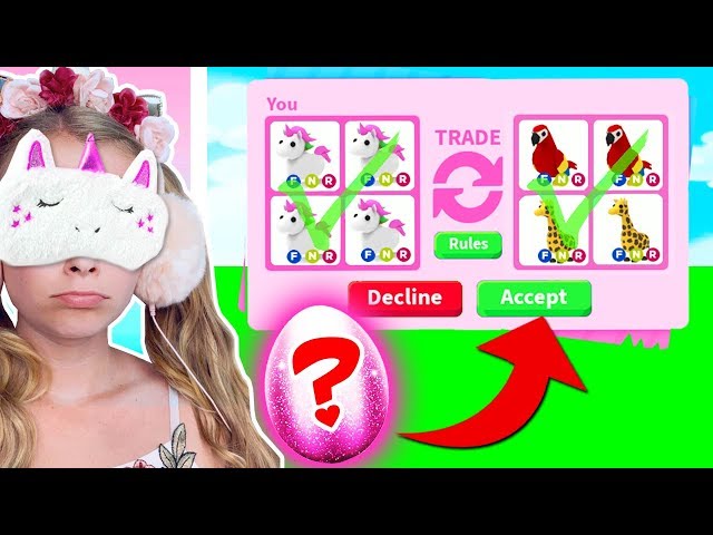 Mystery Eggs Decide What I Trade In Adopt Me Roblox Vtomb - roblox iamsanna merch