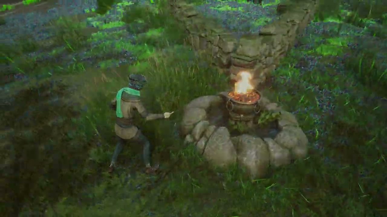 Cragcroft Merlin Trial - Hogwarts Legacy 2023 Puzzle Walkthrough Part Confringo Fire Pillars