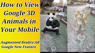 How to view 3D Animals in Google |  Google 3D Animals | AR Feature  | Augmented Reality in Google
