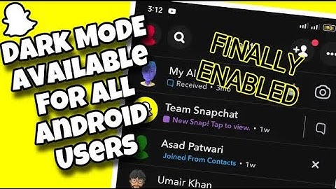 (NEW UPDATE) How To Enable Dark Mode on Snapchat Android
