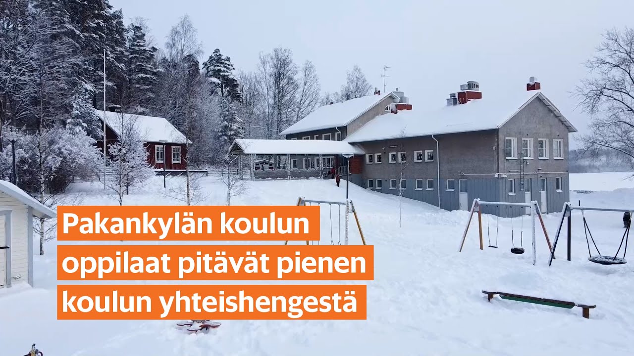Iso vai pieni koulu? Oppilaat kertovat pienen koulun eri puolista