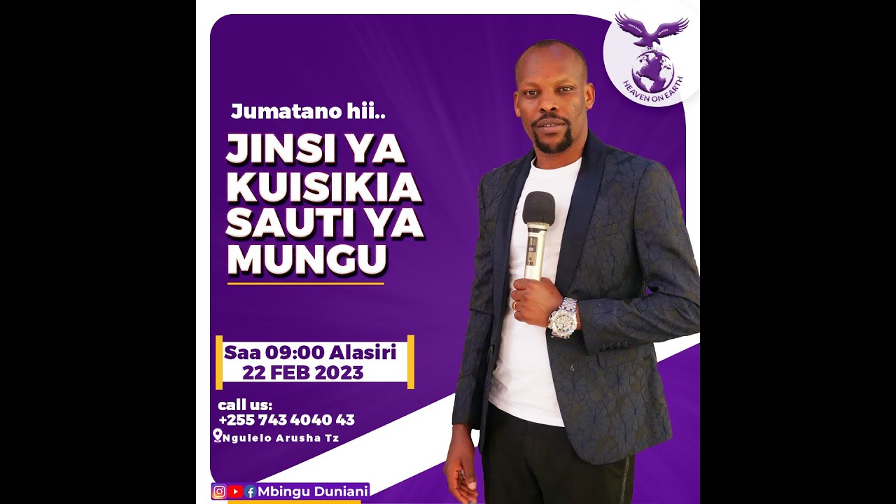 JINSI YA KUISKIA SAUTI YA MUNGU