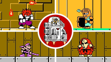 Super Mario 14 (NES) - All Bosses (No Damage)