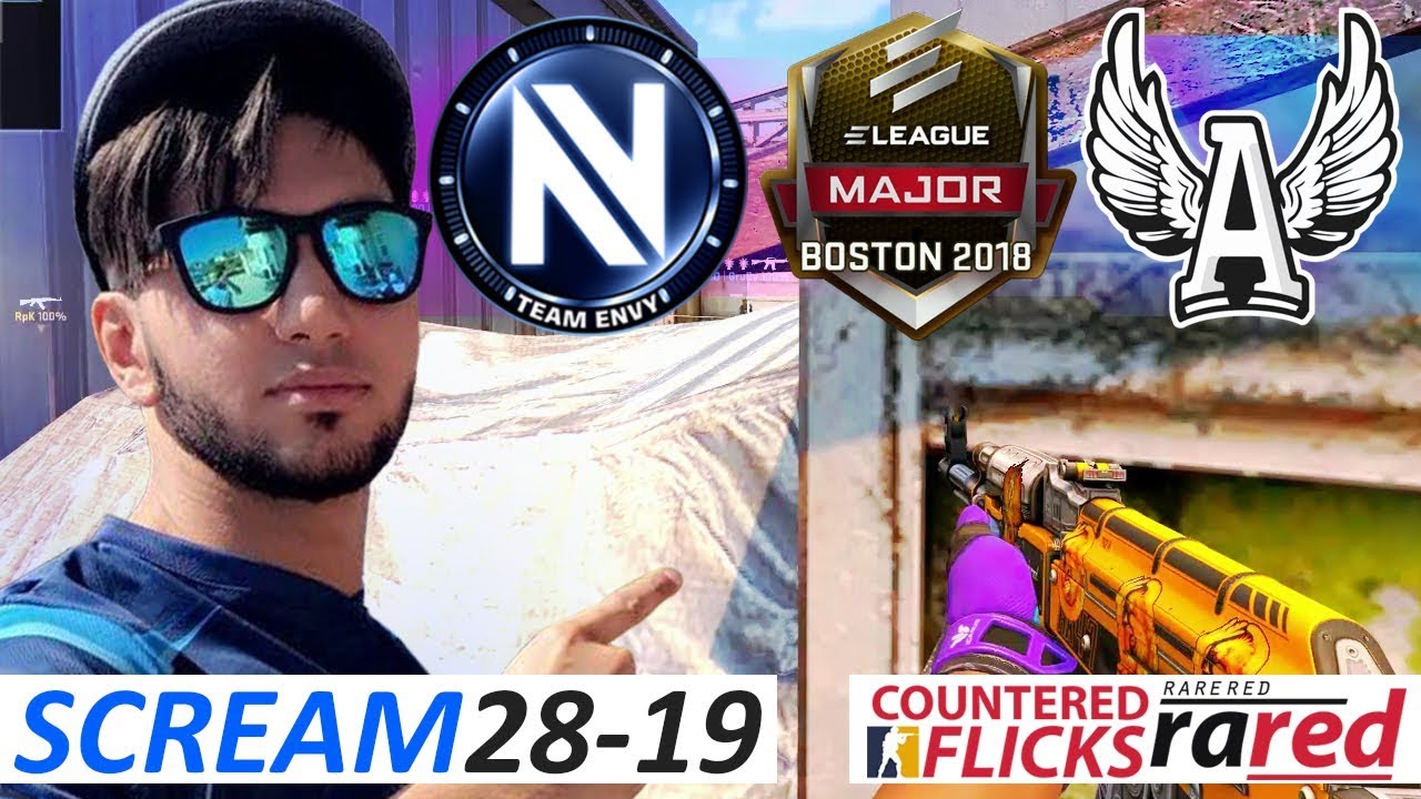 ScreaM 28-19 / EnVyUs vs AGO / ELEAGUE Major 2018 - EU Minor / LB Final