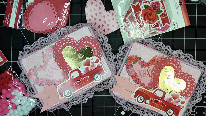 "My Happy Valentine" Altered Embellishment Case, C...