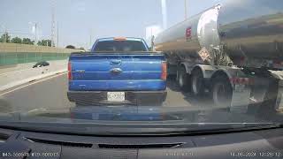 Rear ended on QEW
