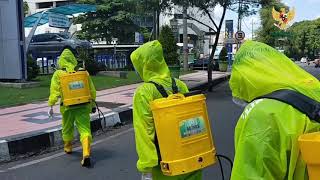 Pasukan Penghadang Corona BAZNAS Jember Hadir Di Kantor BRI Cabang Jember
