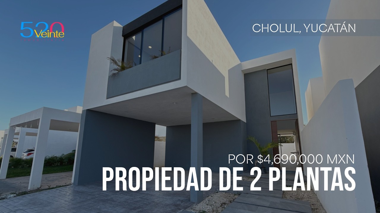 Maravillosa casa ubicada en Cholul 🤩