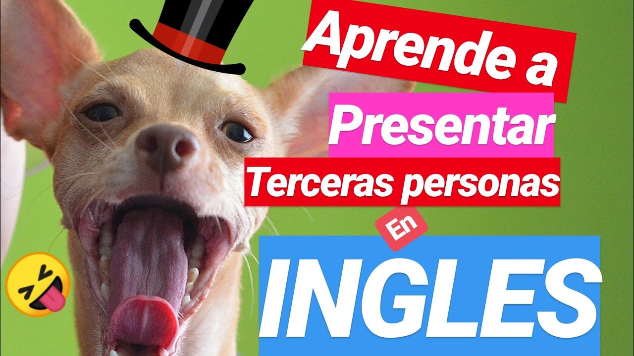 como presentar a una tercera persona en ingles ⭐ Vocabulario de la