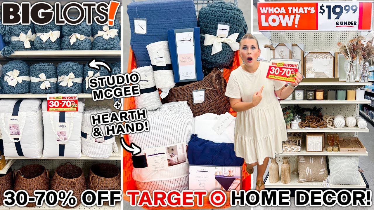 NEW TARGET HOME DECOR *3070 OFF* AT BIG LOTS! Studio McGee + Hearth