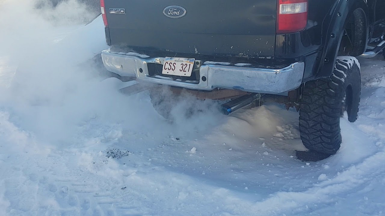 True dual glasspack exhaust 4.6L f150 2004 YouTube