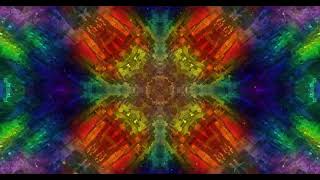 Abstract multicolor kaleidoscope background movie.Geometric colorful animation.