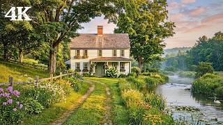 the river runs slow, the birds are up early, the farmhouse is alone, and so are you, and it's fine. screenshot 4