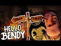 HELLO BENDY ВСЕ ОБНОВЛЕНИЯ?! ПРИВЕТ БЕНДИ СЕКРЕТЫ ПАСХАЛКИ HELLO NEIGHBOR BENDY HALLOWEEN BATIM