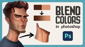 How to BLEND COLORS in Photoshop  Digital Painting Tutorial in Hindi