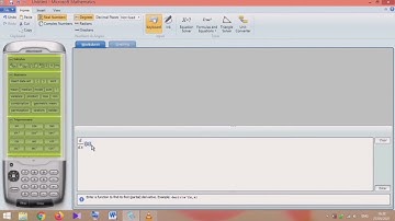 "Video pembelajaran menggunakan kalkulator kalkulus pada microsoft mthematics"