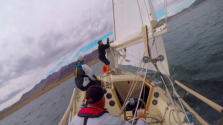 Lake Mead sailboat race Spring Series 3 Race 1  March 2018