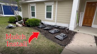 How To Do Mulch Job [2023 Residential Mulch Install]