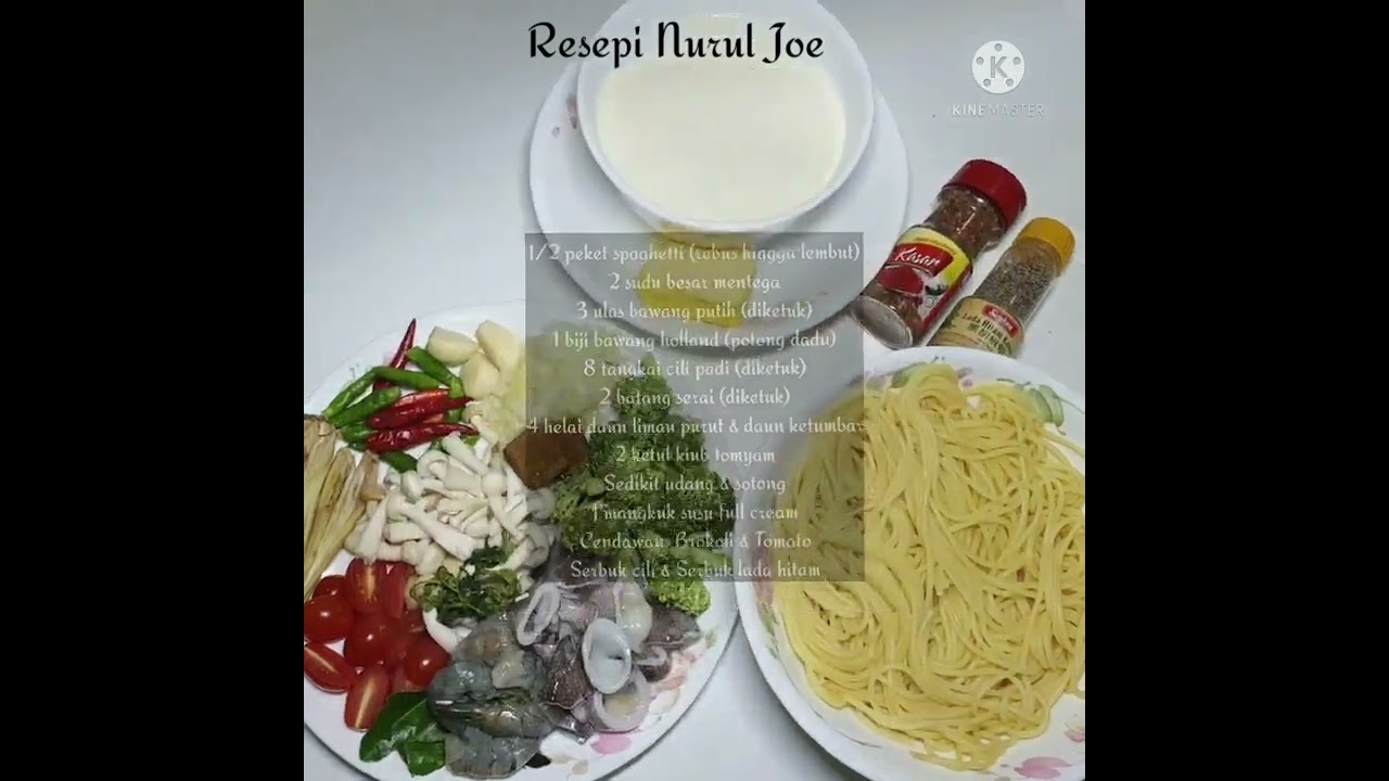 Resepi Creamy Tomyam Spaghetti Youtube