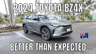 2024 Toyota bZ4X BEV Australia Walkthrough Test Drive Range Efficiency
