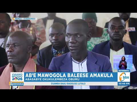 Abe Mawogola Baleesa Amakula Gabatikkuddwa Omuk Moses Luutu