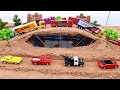 Tipper Truck / JCB Tractor / Toy For Kids / Excavator for kids / construction in the sand