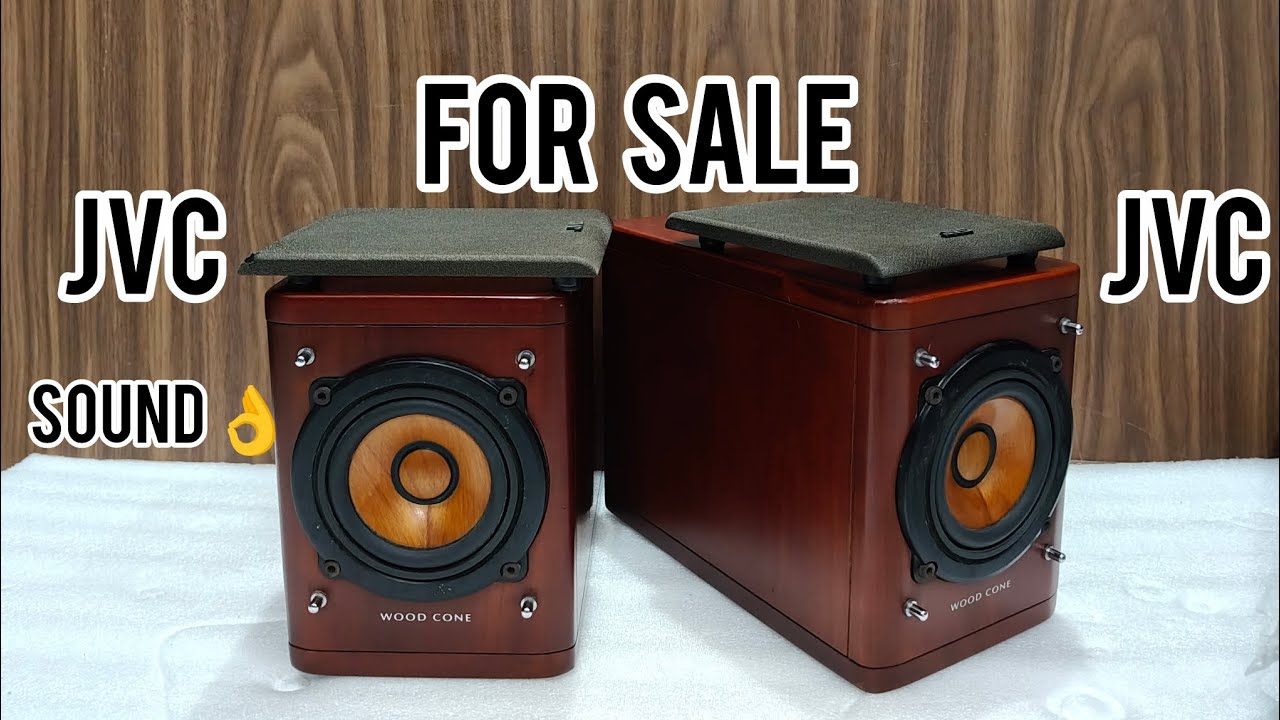 RARE JVC WOOD CONE SPEAKER MODEL SP -EXA1 #forsale #vintage #japan