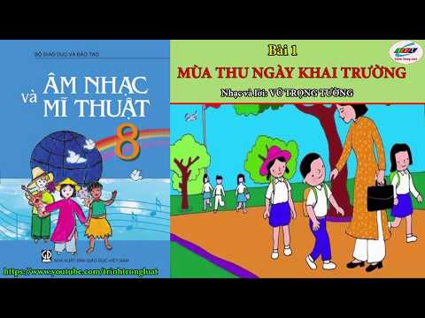 Video Mùa thu ngày khai trường (karaoke) ||Âm nhạc lớp 8-Bài... - YouTube
