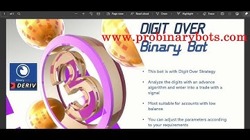 Digit Over Binary  Bot | Pro+Bots Auto Trading | Earn Money Online