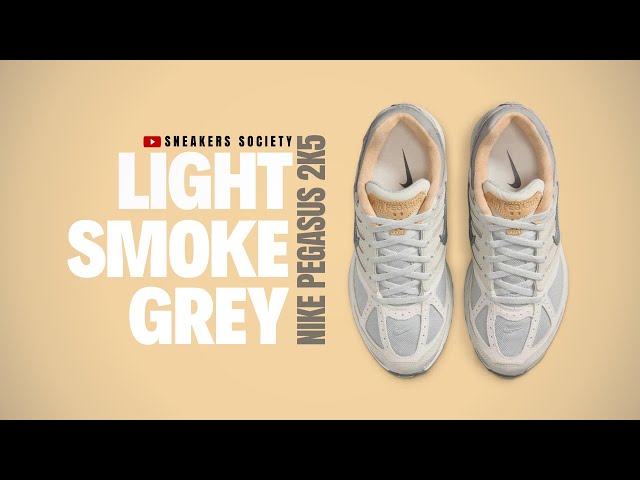 ★NIKE★ Air Pegasus 2K5 W Light Smoke Gray Summit White Smo LIGHT SMOKE GREY 2025 Nike Pegasus 2K5 | DETAILED LOOK +