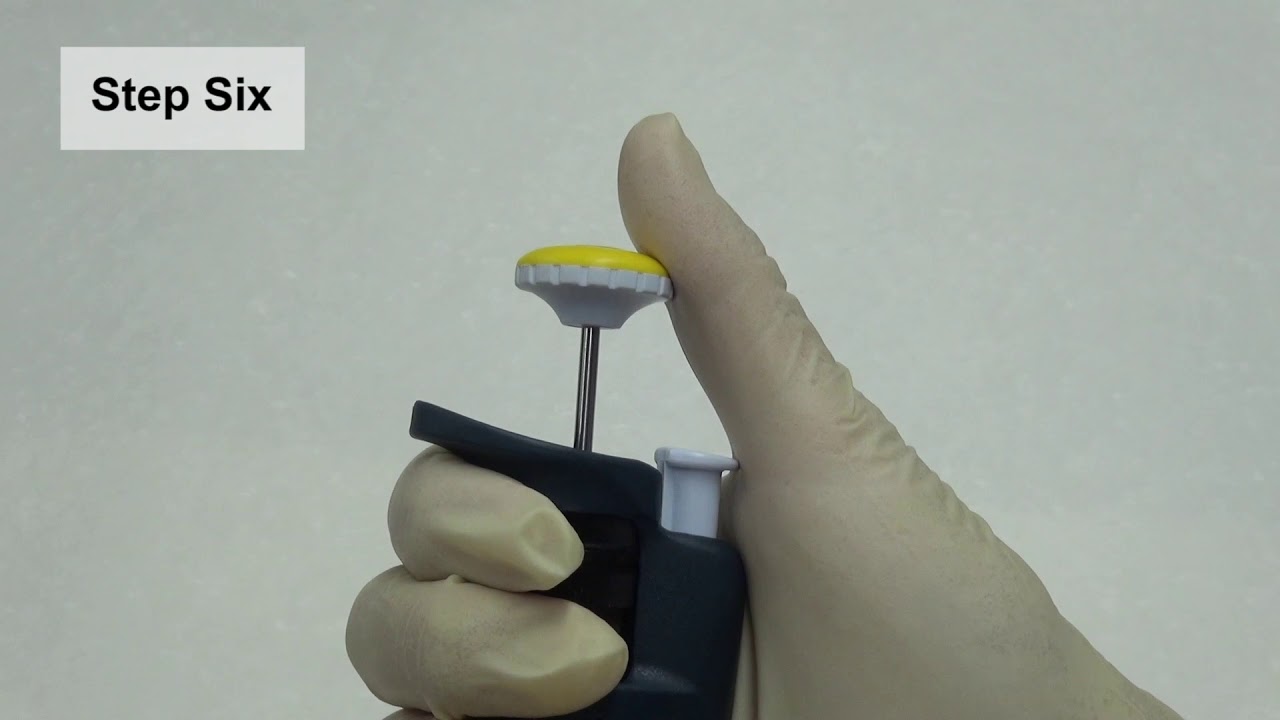 (8-1) Operation of micropipette