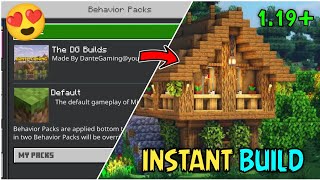 Instant Build Mod For Minecraft Pe || Instant Structure Mod MCPE 1.19 screenshot 3